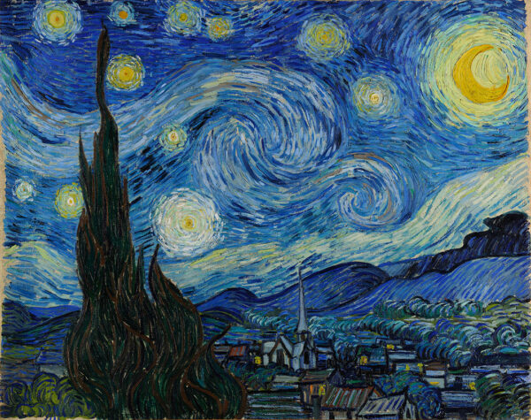 Фотошпалери “Зоряна ніч” Вінсента Ван Гога