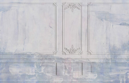 Шпалери 3д настінні панелі у вінтажному стилі з текстурою світлої декоративної штукатурки