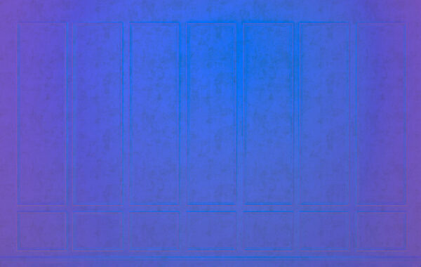 Шпалери 3д настінні панелі синьо-фіолетового кольору з неоновим освітленням