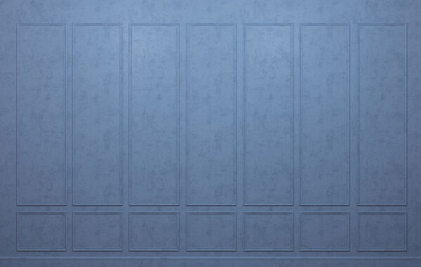 Обои 3д настенные панели синего цвета