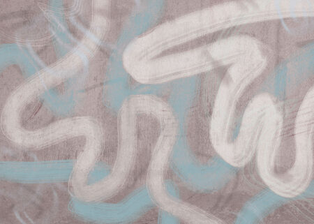 Фотошпалери абстракція мазками пензликом сірого та блакитного кольору